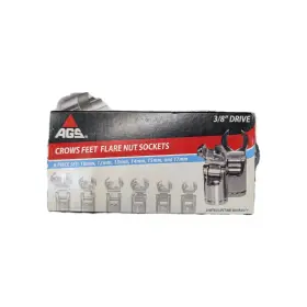 7500050 AGS Crows Feet Flare Nut Sockets Set Drive