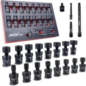 WXTT-DK20PCS AKM TOOL Drive Impact Socket Set