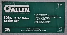 19301 ALLEN Drive Socket Set #3