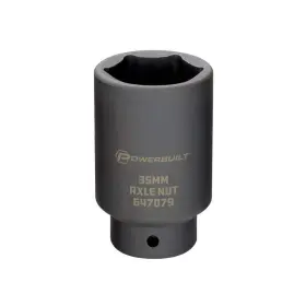 Alltrade 445033662680 1/2 In Drive 35mm 6 Point Axle Nut Socket Heavy Duty Crv Steel Tool