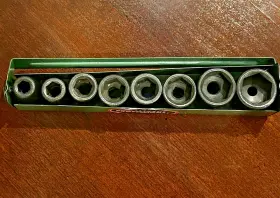 Alltrade 462-t-9 Nos 3/8 Inch Dr. Sae Impact Socket Set 5/16 To 3/4 Model
