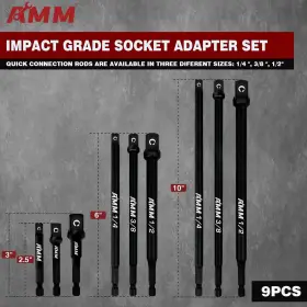 YMX011 AMM Impact Socket Adapter Set Drive #2
