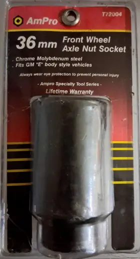 T72004 AMPRO Front Wheel Axle Nut Socket