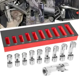 VA2158001 ANVALEE Flare Nut Socket Set Drive Injector Fuel
