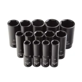 AS21214MD ARCAN Tools Drive Impact Socket Set Cr-v