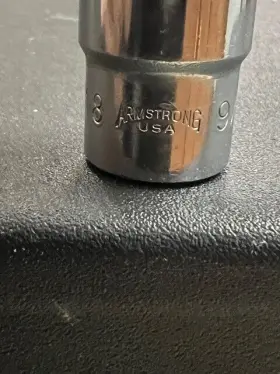 11-118 ARMSTRONG Shallow Point Socket Drive #3