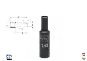 19-224 ARMSTRONG Power Socket Steam Oxide