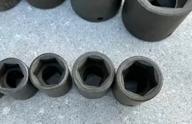 20-240 ARMSTRONG Drive Point Impact Sockets Shallow Total #3