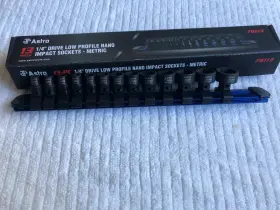Astro 78113 Tools #78113 13 Piece 1/4 Drive Nano Impact Socket Set Nib Astro 78113 Tools #78113 13 Piece 1/4 Drive Nano Impact Socket Set Nib