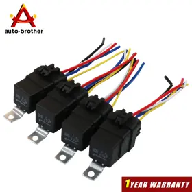 Z326-5PINRY-AB AUTOBROTHER Pin Auto Wire Relay Plug Socket