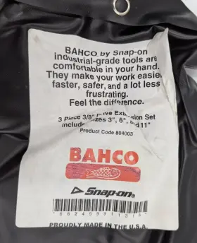 804003 BAHCO Drive Extension Set #3