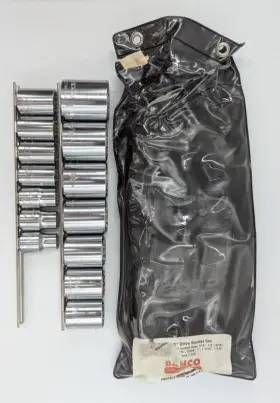805214 BAHCO Drive Shallow Point Socket Set