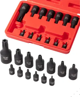 810168263304 BATES CHOICE Torx Bit Socket Set Drive Tamper