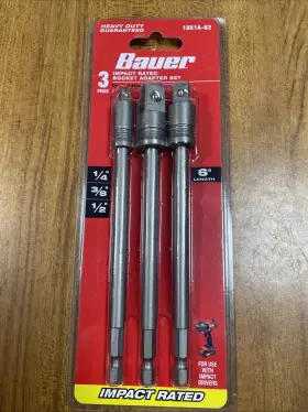 1881A-B2 BAUER Impact Socket Adapter Set