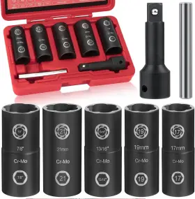 ASD25236788888 Lug Nut Removal Tool Impact Socket Set Drive