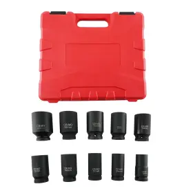 Bfo Ay8hv2 3/4inch 6-point Drive Deep Impact Socket Set Metric 22mm-38 41mm With Case