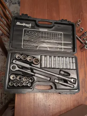 1226-S BLACKHAWK BY PROTO Tools Ratchet Socket Set Drive