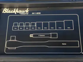 3811-MNB BLACKHAWK BY PROTO Drive Socket Set #2