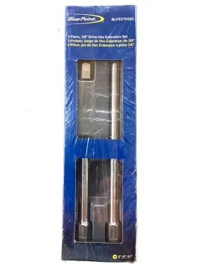 BLPEXTH203 BLUE POINT Snap Drive Hex Extension Set Tray