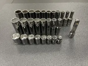 BLPLM38 BLUE POINT Drive Shallow Socket Set Extension #2