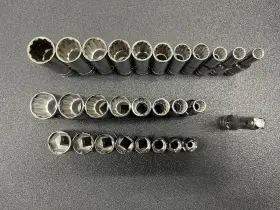 BLPLM38 BLUE POINT Drive Shallow Socket Set Extension #3