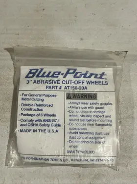 AT150-20A BLUEPOINT Snap Nos Point Abrasive Wheels Pack