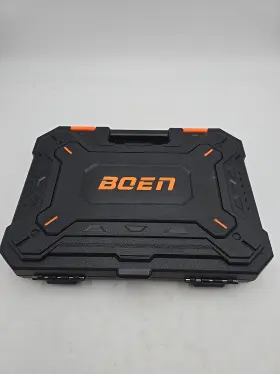 Boen Bns38043 Pro 3/8 Inch Drive Impact Socket Set 43-piece Sae And Metric 6 Point Cr-mo