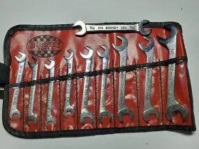 LR28 BONNEY TOOLS Ignition Fold Up Combination Wrench Set