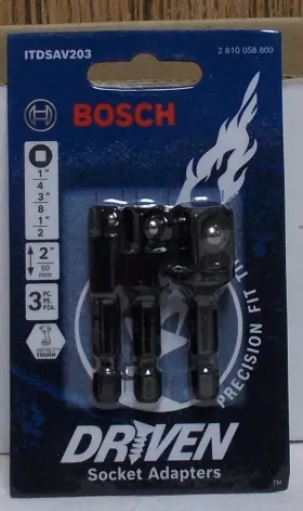 ITDSAV203 BOSCH Socket Adapters Pack