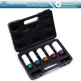BRA105445OKE BRAKEMOTORPARTS Lug Nut Impact Socket Set Wall
