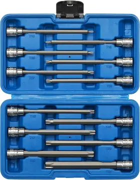 ET571 Drive Torx Bit Socket Set Steel S2
