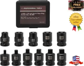 MP535 Drive Pipe Plug Socket Set Tapered Male Square