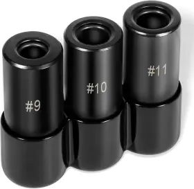 Bu-auto Buqp820 70940 3 Piece #9 10 And 11 Tap Socket Set 5/8 Inch 11/16 3/4 1/2 Drive