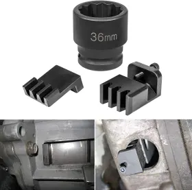 Bu-auto Buqp978 22100 Flywheel Locking Tool Socket Holder Bolt Am-j-44643 S A B For 6.6l Duramax