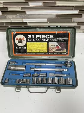T-221 BUFFALO Drive Socket Set Steel Mix Taiwan