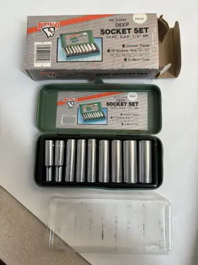 12335 BUFFALO TOOLS Drive Socket Set Box