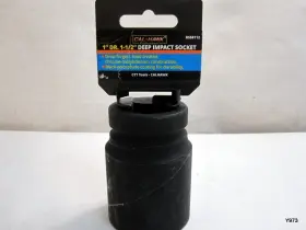 Cal-hawk Bss8112 1-1/2 Inch X 1 Dr Deep Impact Socket 6-point Made Of Cr-mo And Taiwan