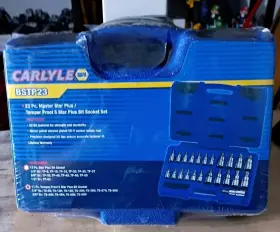 BSTP23 CARLYLE Master Tamper Bit Socket Set Star