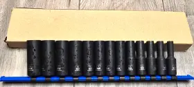 13PCDMISSA CASOMAN Magnetic Impact Socket Set Rail