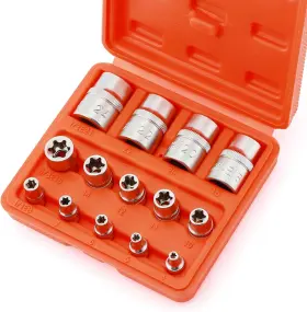CS066 CASOMAN Female Torx Socket Set Star