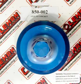850-002 COLEMAN RACING PRODUCTS Spindle Nut Socket Scp Gn Tab