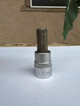 10MM-HEX CORNWELL Bit Socket Drive Crv #3
