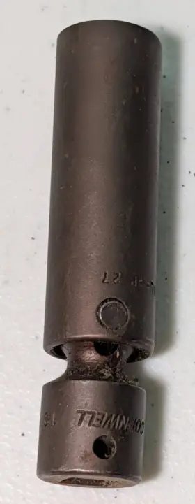 2220L CORNWELL Deepwell Swivel Impact Point Spark Plug Socket