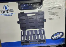 CBP3LT CORNWELL Drive Bluepower Socket Set Point