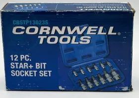 CBSTP13023S CORNWELL Tools Bluepower Bit Socket Set Box Star