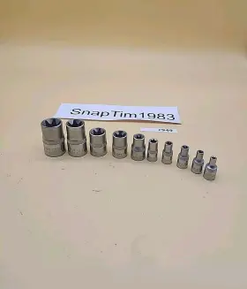 E20-E4 CORNWELL Torx Bit Female Socket Set Star