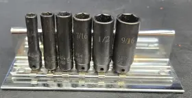 Cornwell Sti0206lsp - 6 Piece 1/4 Inch Drive Sae Deep Power Socket Set Point