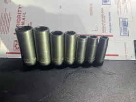 Cornwell Sti227llsp 7pc 3/8 Inch Drive Sae Deep Impact Socket Set 6 Point Usa