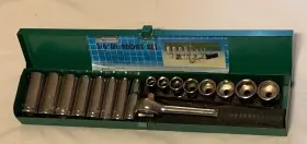 SS-1438123 CRAFTMASTER Vanadium Socket Set Taiwan