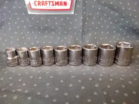 097712554907 CRAFTSMAN Socket Set Drive Point Shallow